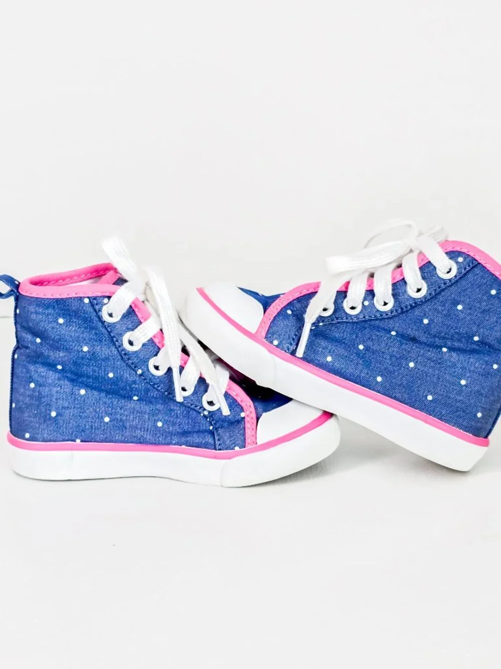 Gymboree 2017 Everyday Basics Toddler Girls High Top Sneakers Size 6 Shoes
